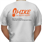 HIKE for Mental Health shirts